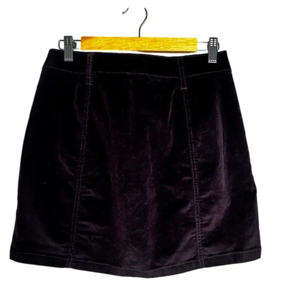 Mudd Flex Stretch Button Front Skirt Size 9